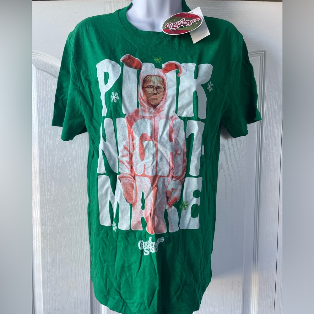 A Christmas Story Pink Night Mare Unisex Shirt (BRAND NEW) w/ tags